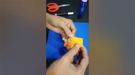 3d Kite Paper Craft Pop Up Kite Short Yotube Shorts Youtube