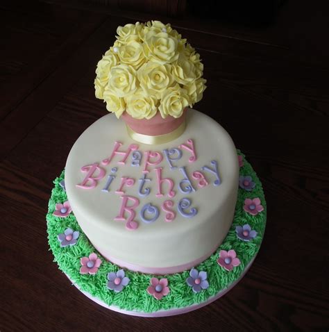 Rose's Birthday Cake - CakeCentral.com