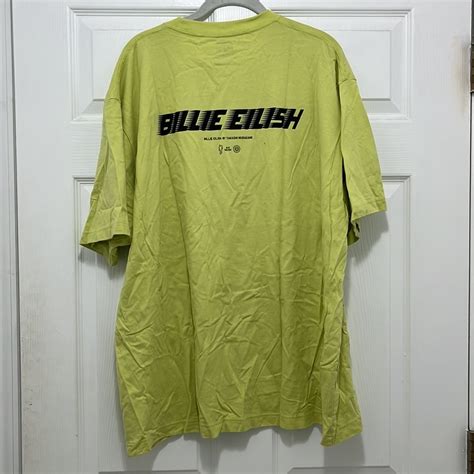 Billie Eilish Lime Green Limited Edition Tour Shirt Gem