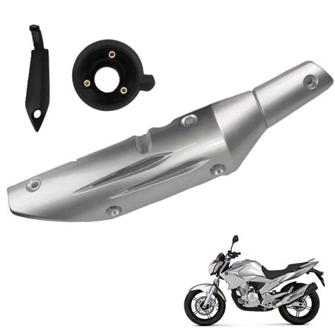 Protetor Do Escapamento Yamaha Fazer 250 2011 2012 2013 2014 2015 2016