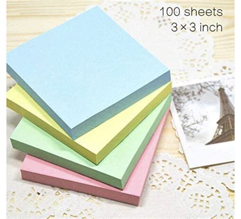 Sticky Post It Notes Removable To Sheets X Mm Colour Memo