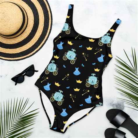 Blue Princess One Piece Swimsuit Magical Swimwear For Women Etsy