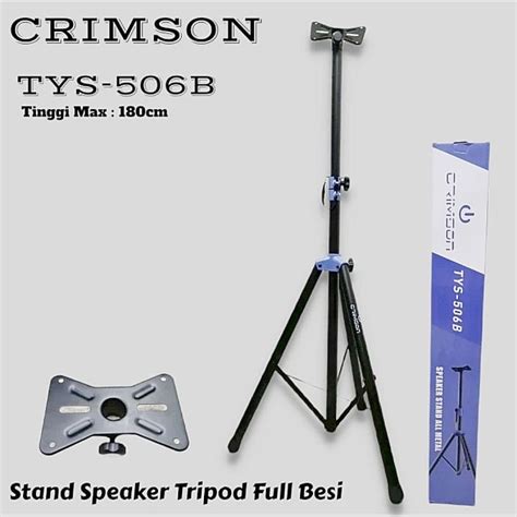 Stand Speaker Crimson TYS 506 Full Besi Tripod 180Cm Lazada Indonesia