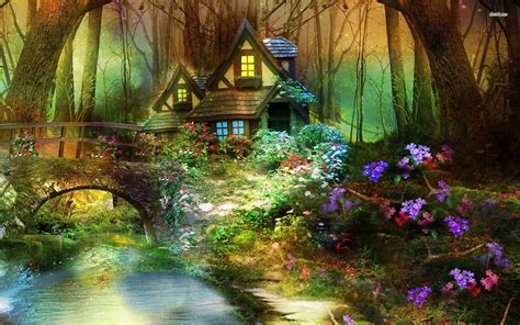 Enchanted Forest Backgrounds Wallpaper Cave