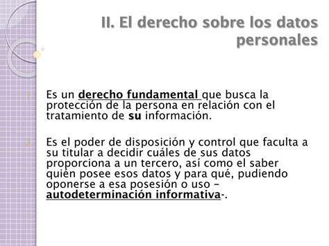 Ppt Protecci N De Datos Personales Derecho Y Responsabilidad