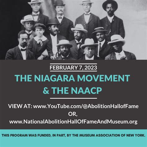 Niagara Movement & the NAACP (1905 & 1909) - peterborony