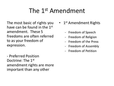 Rights And Freedoms Of Americans