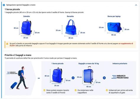 La Ryanair Borsone Borsa Di Piccole Dimensioni X X Cm Cabina