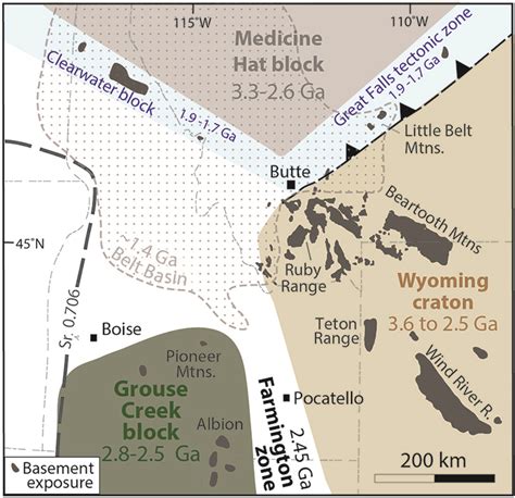 Basement Geology Of Idaho Idaho State University