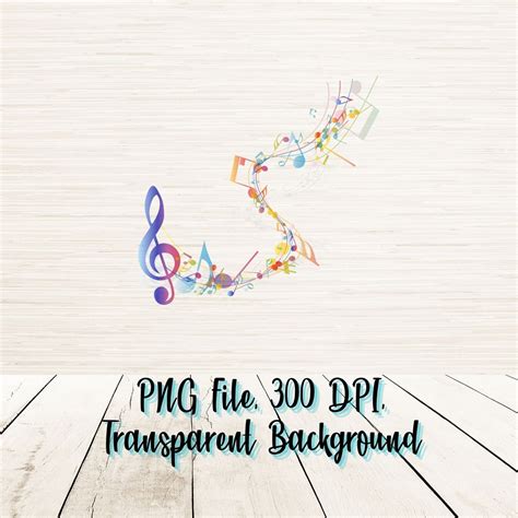 Music Note Artwork PNG Digital Download Musician Png Choir Sublimation ...