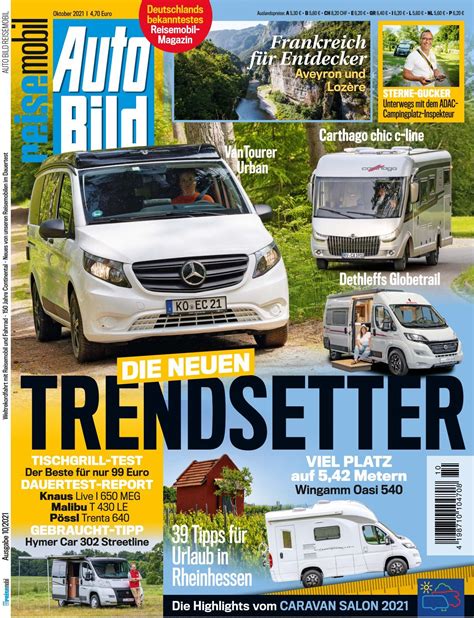 AUTO BILD Reisemobil Ausgabe 10 2021