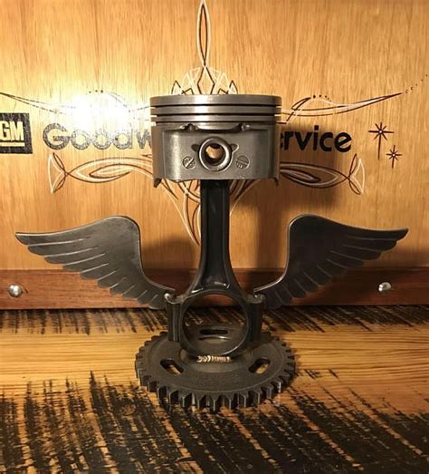 Handmade Flying Piston Old School Piston Piston Trophy Car | Etsy | Metal art diy, Metal art ...