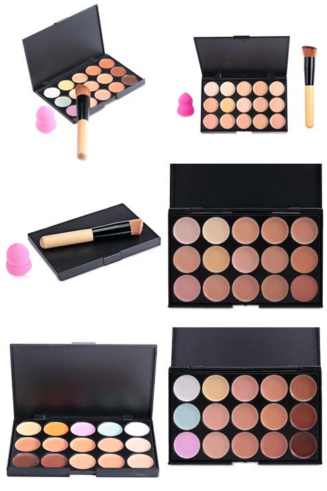 Visit To Buy 1PCS Professional Concealer Palette 15 Color Concealer