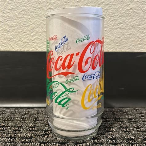 Coca Cola | Dining | Vintage Coca Cola Logo Beverage Glass Cup 6 Ounce ...