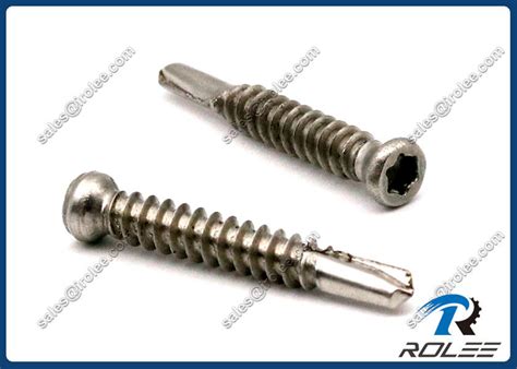 Stainless Steel Star Drive Flat Trim Head Self Drilling Screw