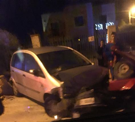 Marsala l incidente di venerdì notte in via Trapani causato da un