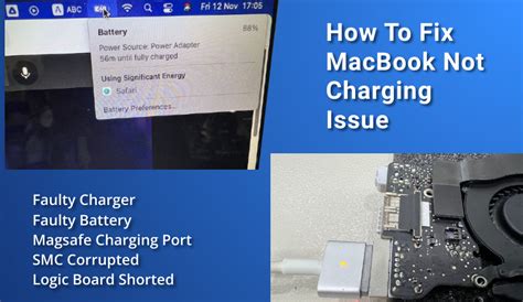 Ways To Fix MacBook Battery Not Charging Issue Notebookrepair Sg