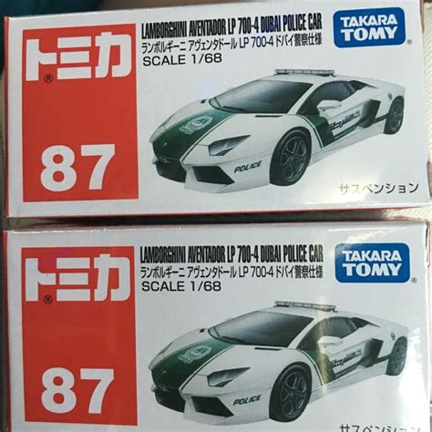 Tomica Tomy 87 Lamborghini Aventador LP700 4 Dubai Police Car 興趣及遊戲