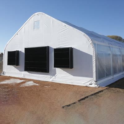 Commercial Automated Blackout Greenhouse Poly Tunnel Light Deprivation