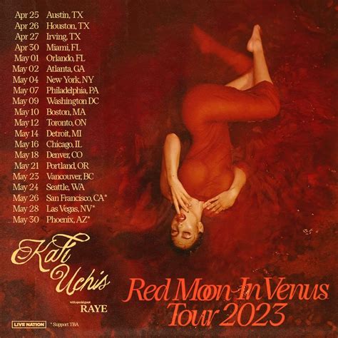 Red Moon In Venus Tour | Kali Uchis Wiki | Fandom