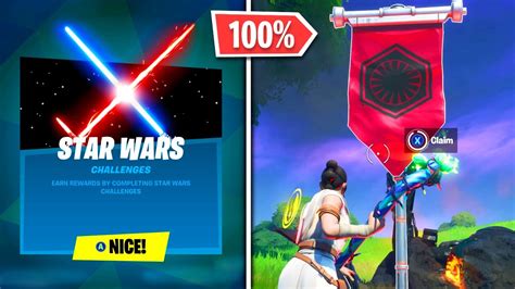 Fortnite Star Wars Challenges Easy Guide And Locations Youtube