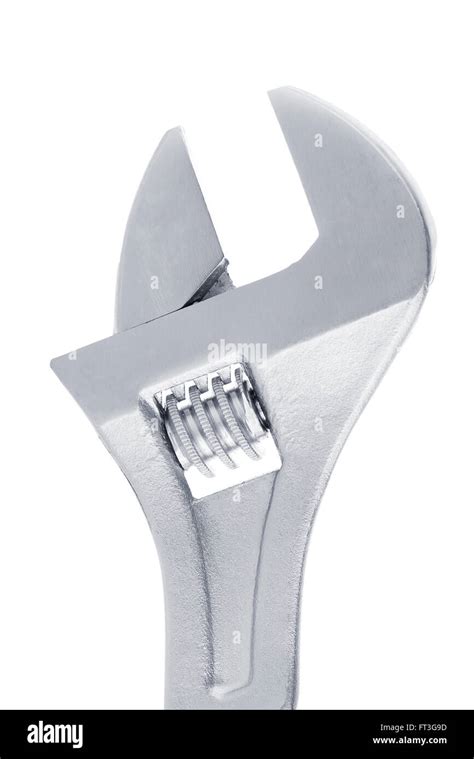 spanner detail isolated  white background stock photo alamy