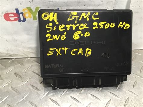 2004 Gmc Sierra 2wd 2500hd Gas 60 Chassis Control Module Pn 15116065