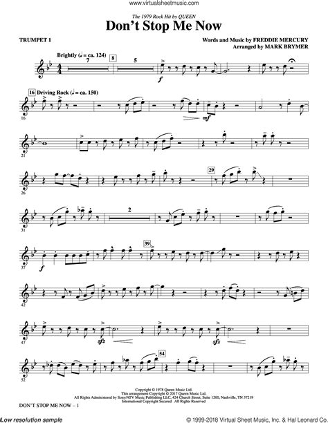 Don T Stop Me Now Arr Mark Brymer Complete Set Of Parts Sheet Music For Orchestra Band