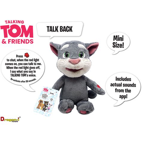 Talking Tom and Friends Kid's Talking Tom Interactive Plush Toy