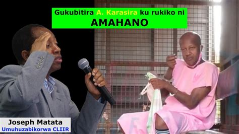 Karasira Yakubitiwe Ku Rukiko Ni Uwuhe Mwihariko Utuma Bamwica Ruriya