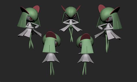 Pokemon Kirlia 3d Model 3d Printable Cgtrader