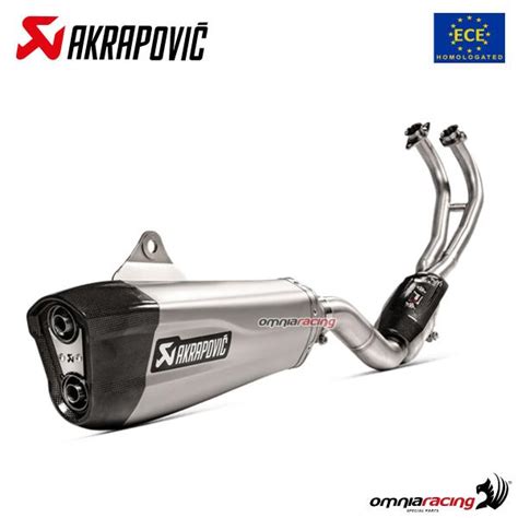 Akrapovic Full Exhaust System Approved Titanium For Yamaha Tmax 560