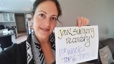 Jaw Surgery Recovery First Week Top 6 Tips Youtube