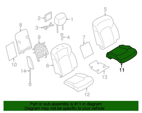 Nissan Armada Cushion Cover Zw E Quirkparts