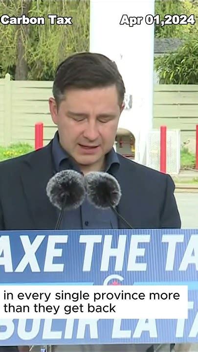 Poilievre Ask Prime Minister To Axe The Tax Shorts Canada Budget2024 April2024 Youtube