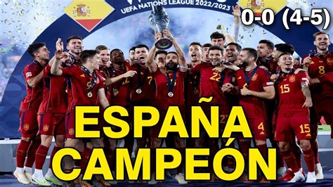 ESPAÑA CAMPEÓN DE LA NATIONS LEAGUE TRAS GANAR A CROACIA EN PENALTI