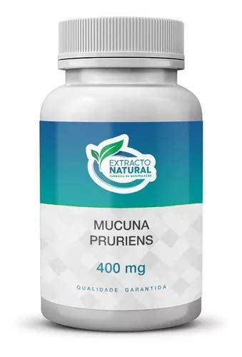 Mucuna Pruriens 400mg 180 Cápsulas Parcelamento Sem Juros