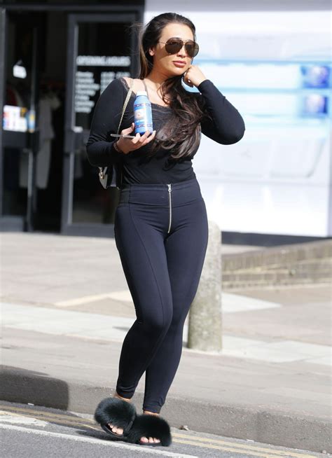 LAUREN GOODGER In Tights Out In London 03 24 2018 HawtCelebs