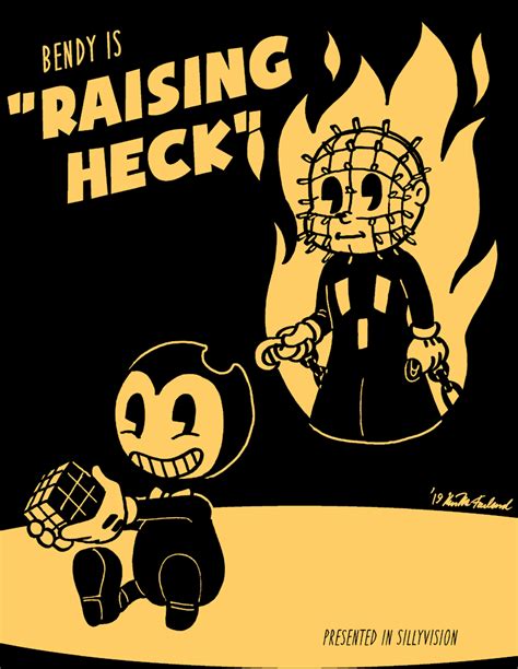 Fan Art Poster Bendy Is Raising Heck Rbendyandtheinkmachine