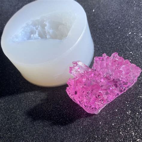 Silicone DIY For Crystal Cluster Shape Mold Epoxy Resin Mould Etsy