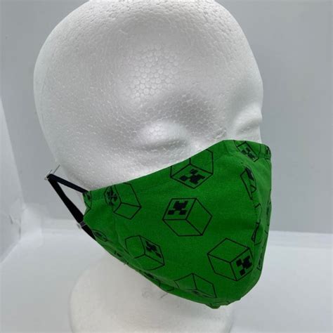 Accessories | Minecraft Creeper Face Mask | Poshmark