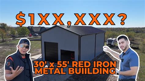 X Metal Building With Concrete Cost In Whitesboro Texas