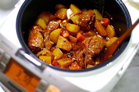 Rice Cooker Beef Stew Rice Cooker Beef Stew Cooking Stew Beef Rice Cooker Recipes Rice