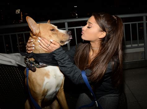 Ariana Grande - BADASS Brooklyn Animal Rescue Adoption Event in New ...