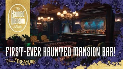 Its Official Haunted Mansion Bar Coming To Disney Treasure The