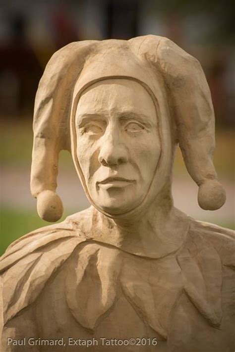 Jester Chainsaw Carving By Paul Frenette In Chainsaw Carving