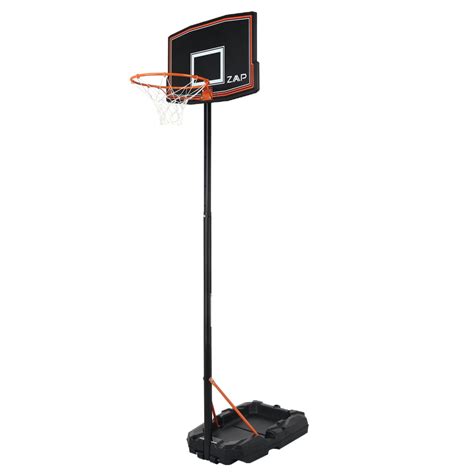 ZAAP Junior Youth Basketball Hoop Outdoor System - Adjustable Height 5 ...