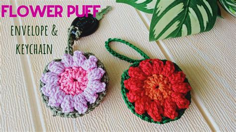 Crochet Flower Keychain Tutorial Youtube