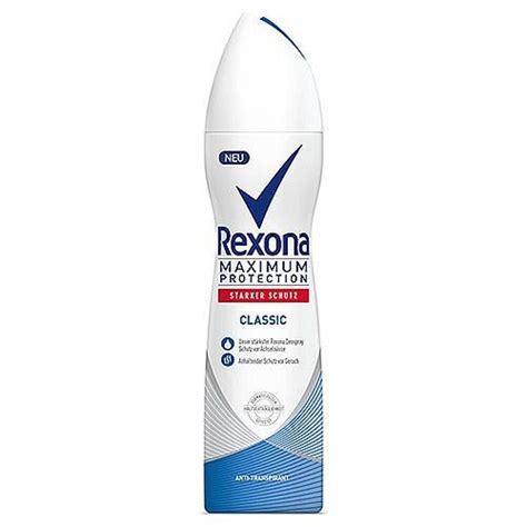 Deodorant Antiperspirant Rexona Maximum Protection Classic Spray 150 Ml