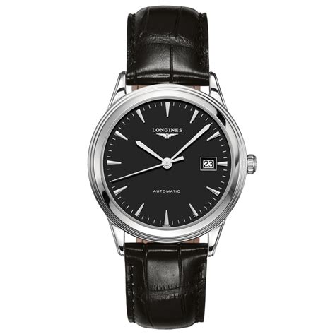 Longines Flagship Black Dial | New York Jewelers Chicago